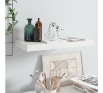 Sienas Plaukts, Spīdīgi Balts, 50X23X3,8 Cm, Mdf Vidaxl 8720286073766