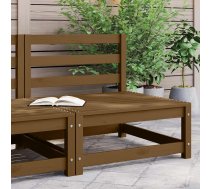Vidējais Dārza Dīvāns, Medus Brūns, Priedes Masīvkoks Vidaxl 8720286354865