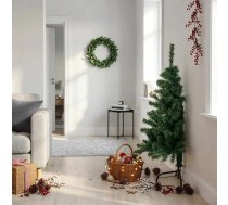 Mākslīgā Ziemassvētku Egle Ar Statīvu, Pusapaļa, 120 Cm, Pvc Vidaxl 8720286361474