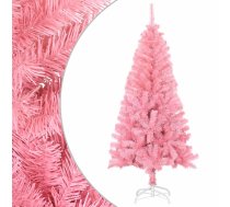 Mākslīgā Ziemassvētku Egle Ar Statīvu, Rozā, 120 Cm, Pvc Vidaxl 8720286362860