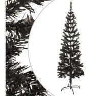 Mākslīgā Ziemassvētku Egle, Šaura, Melna, 150 Cm Vidaxl 8720286363744