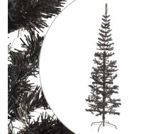 Mākslīgā Ziemassvētku Egle, Šaura, 210 Cm, Melna Vidaxl 8720286363768