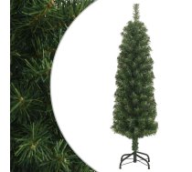Mākslīgā Ziemassvētku Egle Ar Statīvu, Šaura, Zaļa, 120 Cm, Pvc Vidaxl 8720286364772