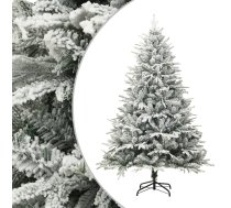 Mākslīgā Ziemassvētku Egle Ar Sniegu, Zaļa, 150 Cm, Pvc&Pe Vidaxl 8720286364901