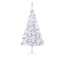 Mākslīgā Ziemassvētku Egle Ar Rotājumiem, 210 Cm, 910 Zari Vidaxl 8720286497548