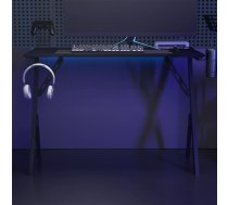 Datorspēļu Galds, Y-Formas Kājas, Melns, 110X60X75 Cm Vidaxl 8720286566695