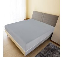 Palags Ar Gumiju, Pelēks, 90X200 Cm, Kokvilna Vidaxl 8720286658215