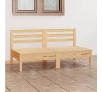 Divvietīgs Dārza Dīvāns, Priedes Masīvkoks Vidaxl 8720286682548