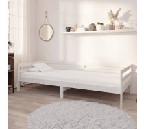 Dīvāngulta Ar Matraci, 90X200 Cm, Balta, Priedes Masīvkoks Vidaxl 8720286693209