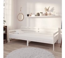 Dīvāngulta Ar Matraci, 90X200 Cm, Balta, Priedes Masīvkoks Vidaxl 8720286693452