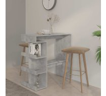 Bāra Galds Ar Plauktu, Kūpināta Ozolkoka Krāsā, 100X50X101,5 Cm Vidaxl 8720286834176