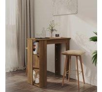 Bāra Galds Ar Plauktu, Brūna Ozolkoka Krāsā, 102X50X103,5 Cm Vidaxl 8720286836491