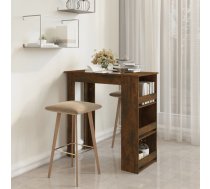 Bāra Galds Ar Plauktu Ozolkoka 102X50X103,5Cm Inženierijas Koks Vidaxl 8720286836507
