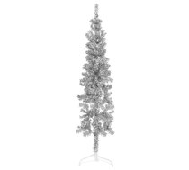 Mākslīgā Ziemassvētku Egle, Statīvs, Pusapaļa, Sudraba, 180 Cm Vidaxl 8720287000990