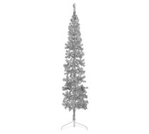 Mākslīgā Ziemassvētku Egle, Statīvs, Pusapaļa, Sudraba, 210 Cm Vidaxl 8720287001003