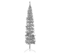 Mākslīgā Ziemassvētku Egle, Statīvs, Pusapaļa, Sudraba, 240 Cm Vidaxl 8720287001010