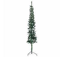 Mākslīgā Ziemassvētku Egle Ar Statīvu, Pusapaļa, Zaļa, 120 Cm Vidaxl 8720287001027