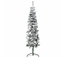 Mākslīgā Ziemassvētku Egle Ar Sniegu, Šaura, Pusapaļa, 150 Cm Vidaxl 8720287001089