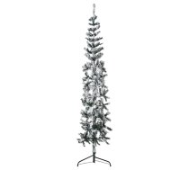 Mākslīgā Ziemassvētku Egle Ar Sniegu, Šaura, Pusapaļa, 180 Cm Vidaxl 8720287001096