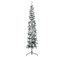 Mākslīgā Ziemassvētku Egle Ar Sniegu, Šaura, Pusapaļa, 240 Cm Vidaxl 8720287001119