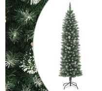 Mākslīgā Ziemassvētku Egle Ar Statīvu, Šaura, 120 Cm, Pvc Vidaxl 8720287068280