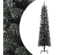 Mākslīgā Ziemassvētku Egle Ar Statīvu, Šaura, 180 Cm, Zaļa, Pvc Vidaxl 8720287110279