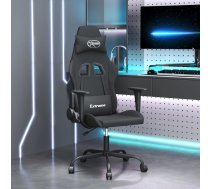 Masāžas Datorspēļu Krēsls, Melns Audums Vidaxl 8720287144137