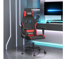Masāžas Datorspēļu Krēsls, Melns Un Sarkans Audums Vidaxl 8720287144199