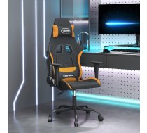 Datorspēļu Krēsls, Melns Un Oranžs Audums Vidaxl 8720287229254