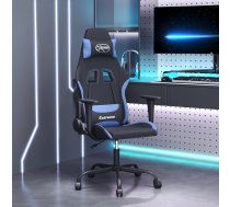 Datorspēļu Krēsls, Melns Un Zils Audums Vidaxl 8720287229278