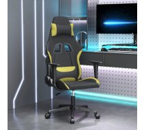 Datorspēļu Krēsls, Melns Un Gaiši Zaļš Audums Vidaxl 8720287229476