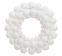 Ziemassvētku Vainags, Balts, 45 Cm, Polistirols Vidaxl 8720845408282
