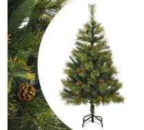 Mākslīgā Ziemassvētku Egle Ar Čiekuriem, 150 Cm Vidaxl 8720845443177