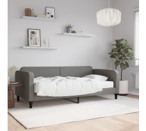 Dīvāngulta Ar Matraci, Tumši Pelēks Audums, 90X200 Cm Vidaxl 8720845461737