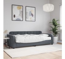 Dīvāngulta Ar Matraci, Tumši Pelēks Audums, 90X200 Cm Vidaxl 8720845462802