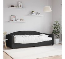 Dīvāngulta Ar Matraci, Melns Audums, 90X200 Cm Vidaxl 8720845465469