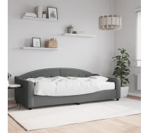 Dīvāngulta Ar Matraci, Tumši Pelēks Audums, 90X200 Cm Vidaxl 8720845468873