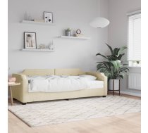 Dīvāngulta Ar Matraci, Krēmkrāsas, 90X200 Cm, Audums Vidaxl 8720845469948