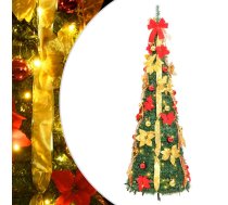 Mākslīgā Ziemassvētku Egle, Zaļa, 50 Led, 120 Cm Vidaxl 8720845472528