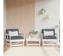 Dārza Krēsli, 2 Gab., Balti, Priedes Masīvkoks Vidaxl 8720845805920