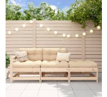 3-Daļīgs Dārza Atpūtas Mēbeļu Komplekts, Priedes Masīvkoks Vidaxl 8720845806750
