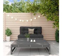 2-Daļīgs Dārza Atpūtas Mēbeļu Komplekts, Pelēks Priedes Koks Vidaxl 8720845807689