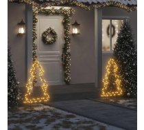 Ziemassvētku Gaismas Dekors, Egles Forma, 115 Led, 90 Cm Vidaxl 8721012118263