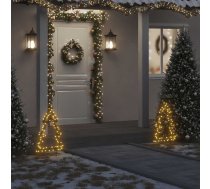Ziemassvētku Gaismas Dekors, Egles Forma, 80 Led, 60 Cm Vidaxl 8721012118362