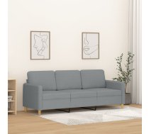 Trīsvietīgs Dīvāns, Gaiši Pelēks Audums, 180 Cm Vidaxl 8721012135710