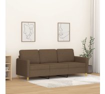 Trīsvietīgs Dīvāns, Brūns Audums, 180 Cm Vidaxl 8721012135741