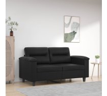 Divvietīgs Dīvāns, Melns, 120 Cm, Mākslīgā Āda Vidaxl 8721012136632