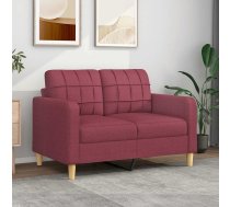 Divvietīgs Dīvāns, Vīnsarkans Audums, 120 Cm Vidaxl 8721012138155
