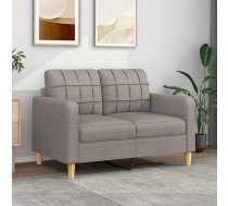 Divvietīgs Dīvāns, Pelēkbrūns Audums, 120 Cm Vidaxl 8721012138162