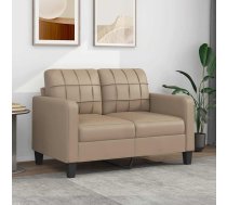 Divvietīgs Dīvāns, Kapučīno Krāsa, 120 Cm, Mākslīgā Āda Vidaxl 8721012138421
